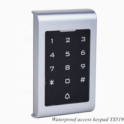 Controle de acesso liga de zinco forte do teclado numérico dos teclados numéricos da porta de segurança com 2000 unidades do controle de acesso dos usuários